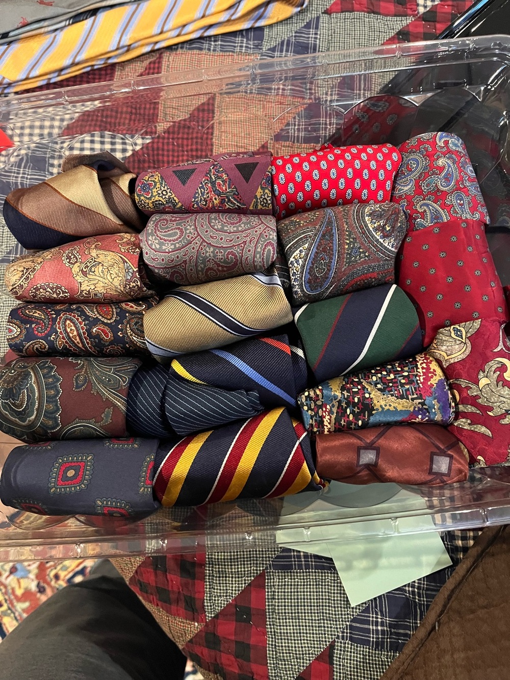 30 ties assorted brands and colors